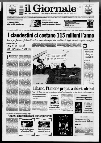 Il giornale : quotidiano del mattino